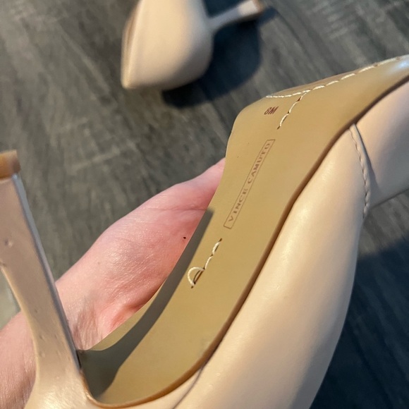 Vince Camuto Nude D’Orsay Pointed Toe Heels – Size 8M - Picture 4 of 9